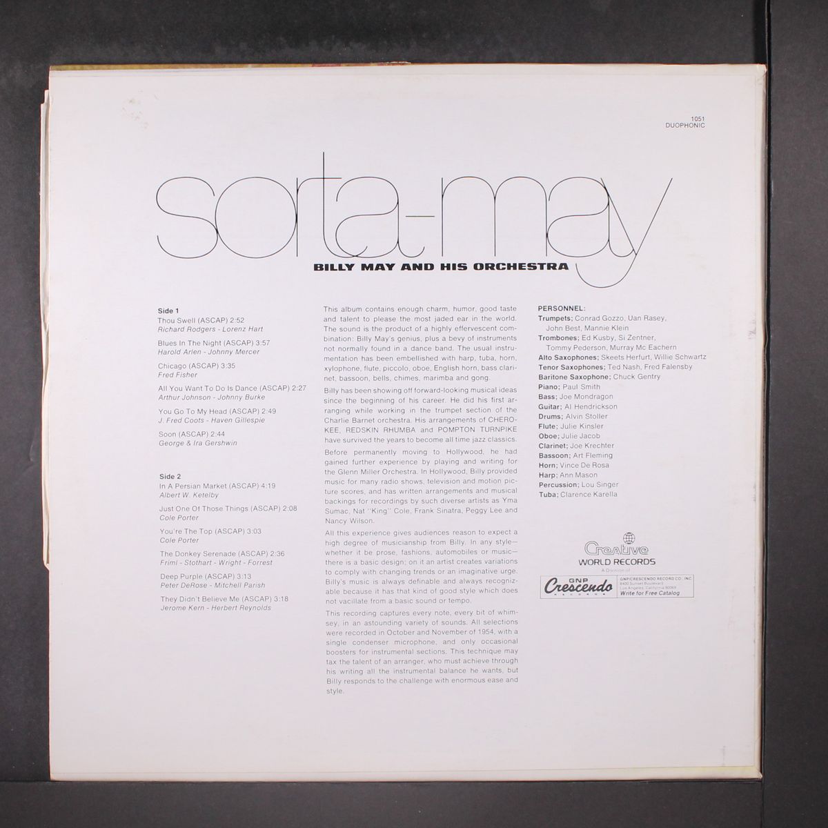 sorta-may by BILLY MAY