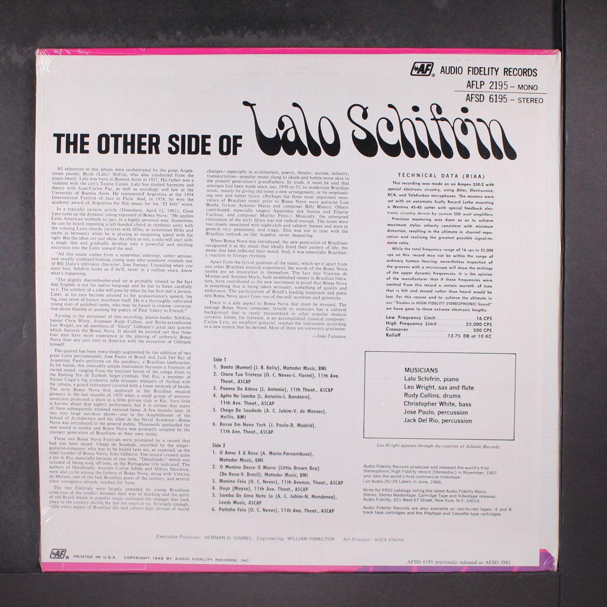 the other side of by LALO SCHIFRIN