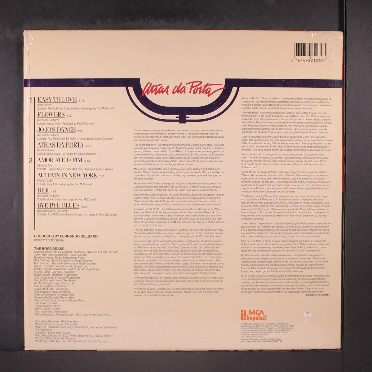 atras da porta by ROB MCCONNELL & BOSS BRASS