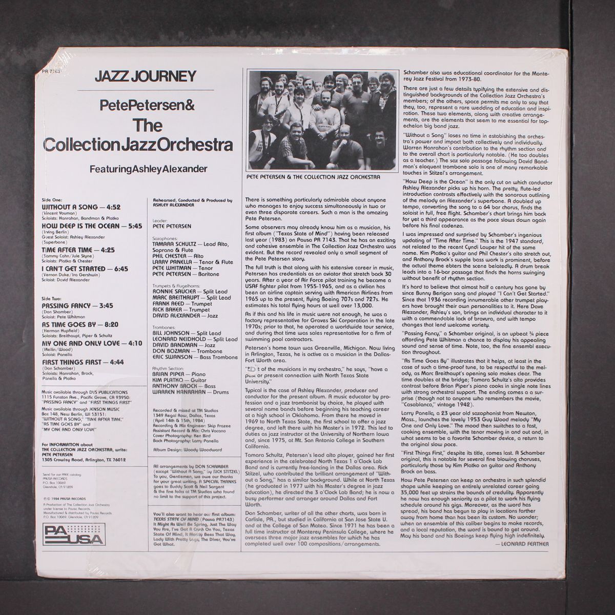jazz journey by PETE PETERSEN