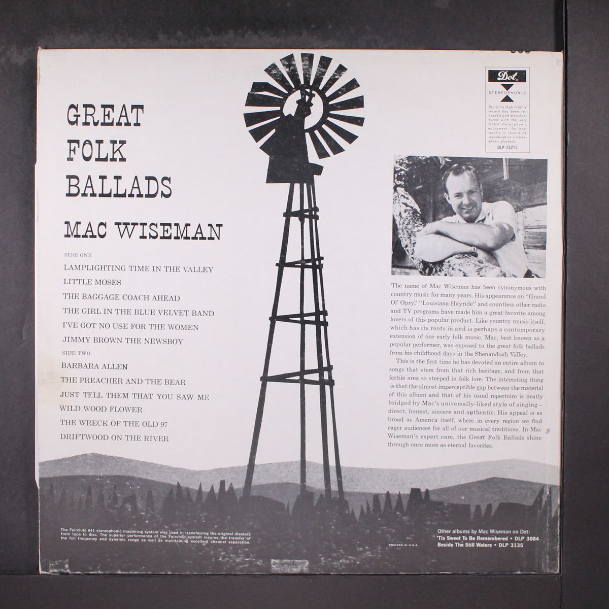 great folk ballads by MAC WISEMAN
