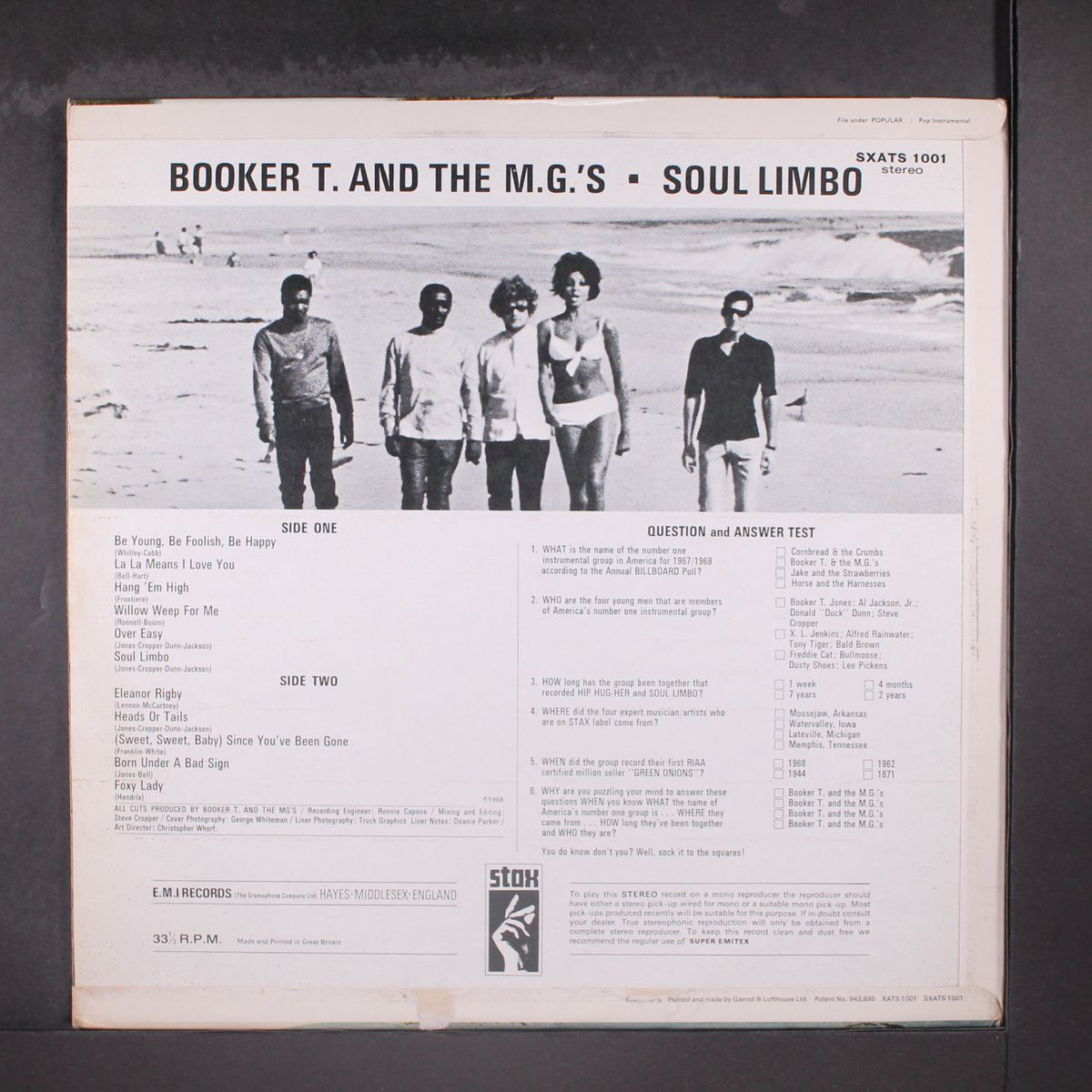 soul limbo by BOOKER T. & MG'S