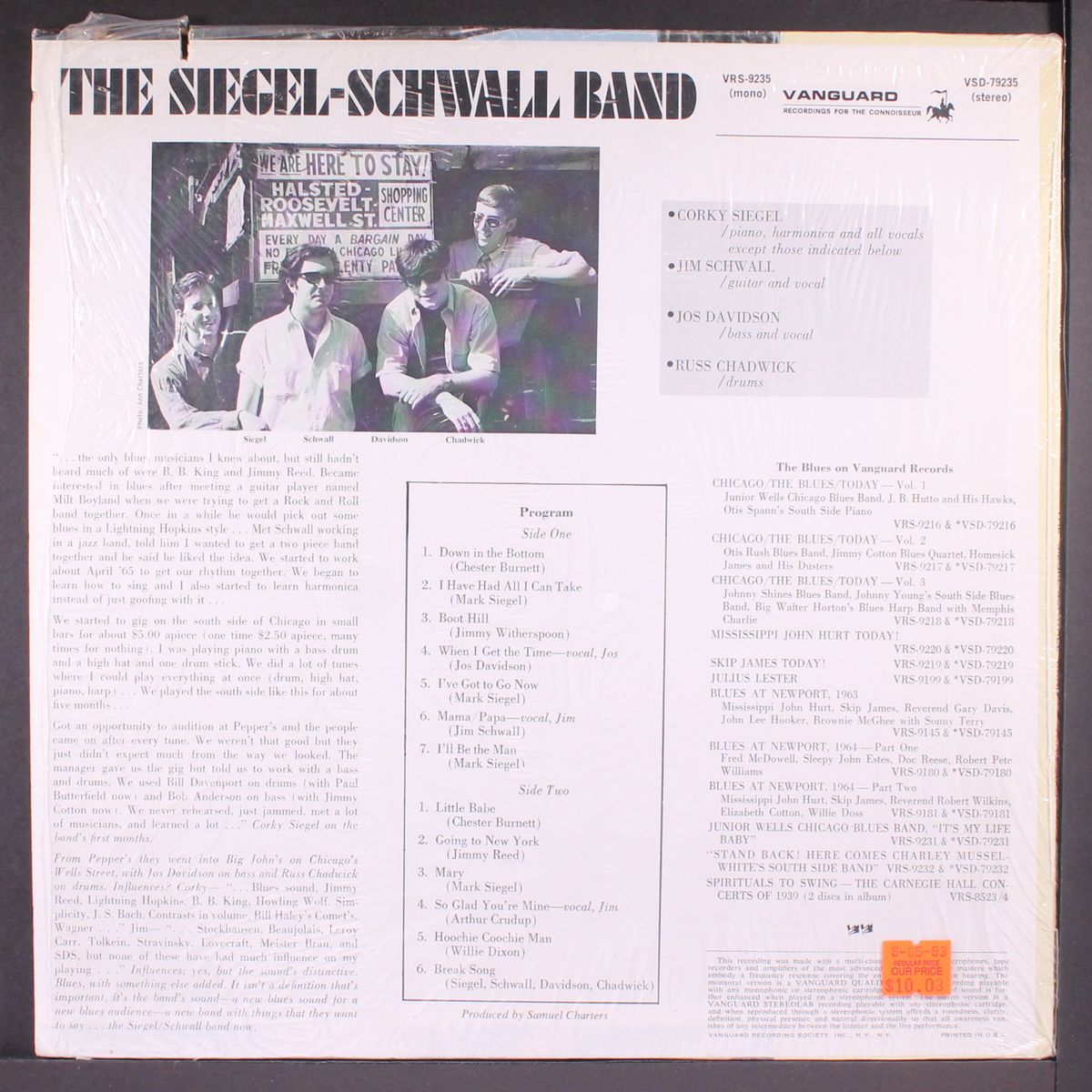 the siegel-schwall band by SIEGEL-SCHWALL BAND