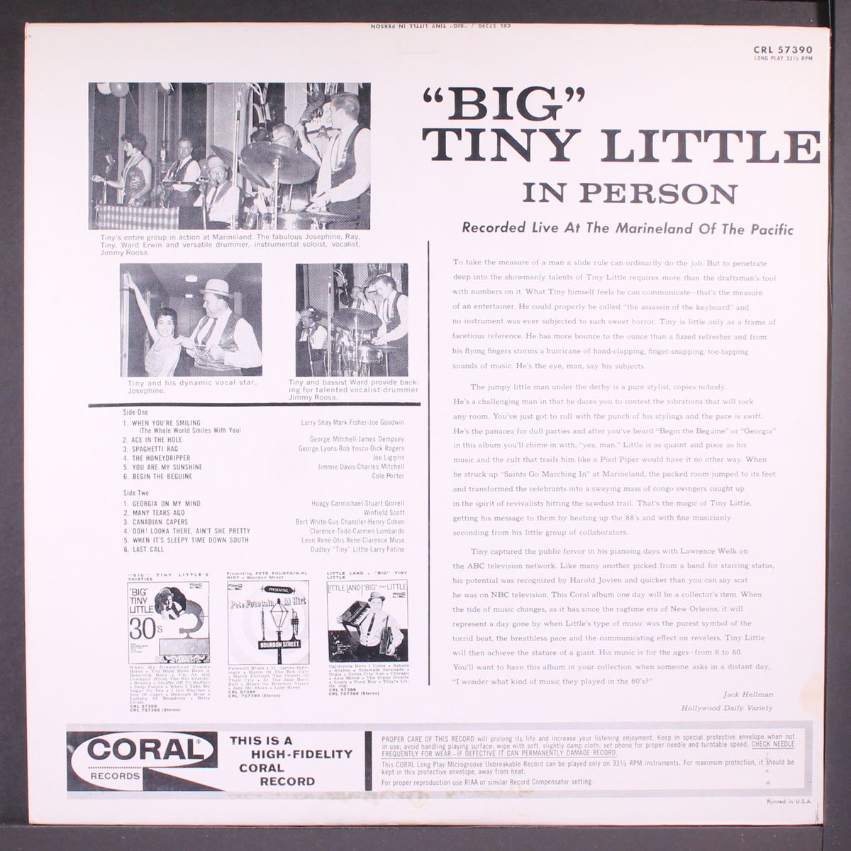 in person by BIG TINY LITTLE