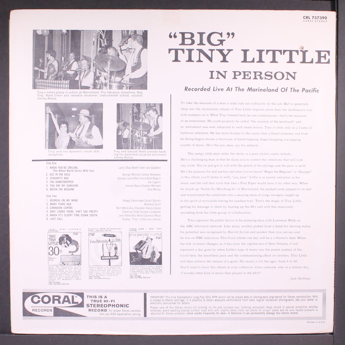 in person by BIG TINY LITTLE