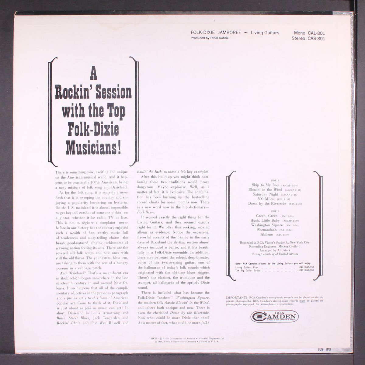 folk-dixie jamboree by LIVING GUITARS
