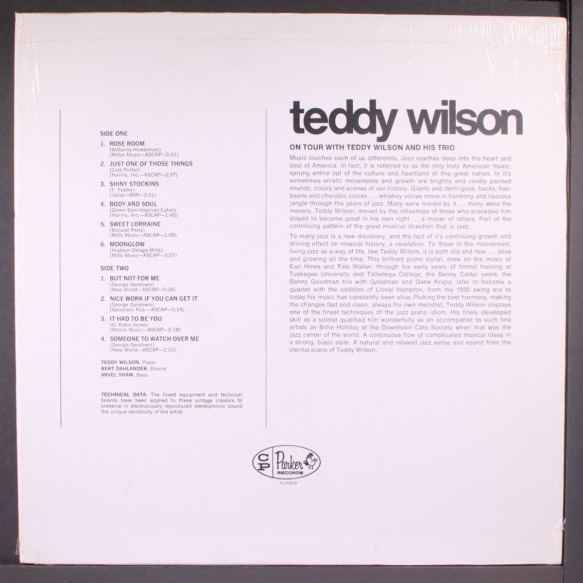 on tour by TEDDY WILSON