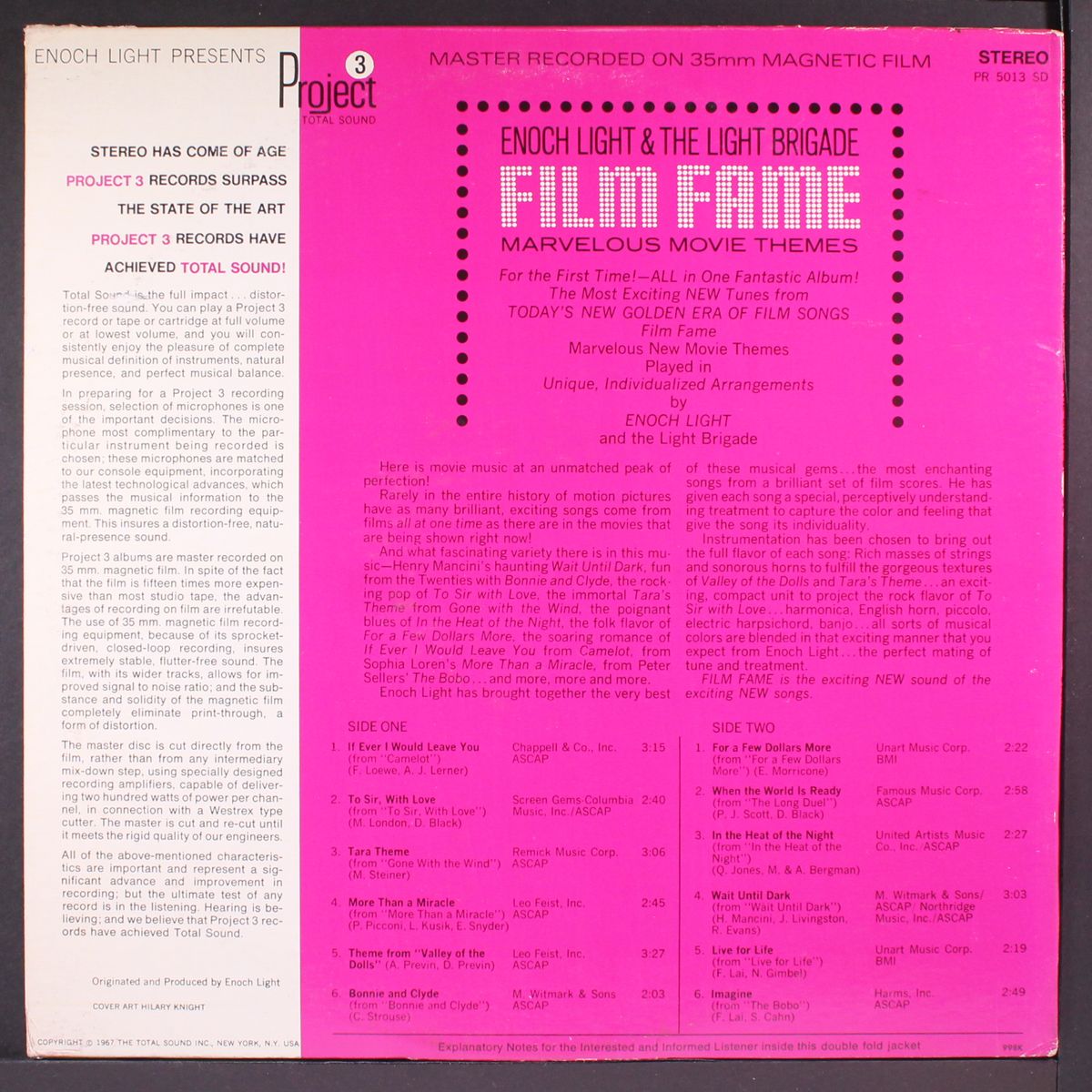 film fame by ENOCH LIGHT