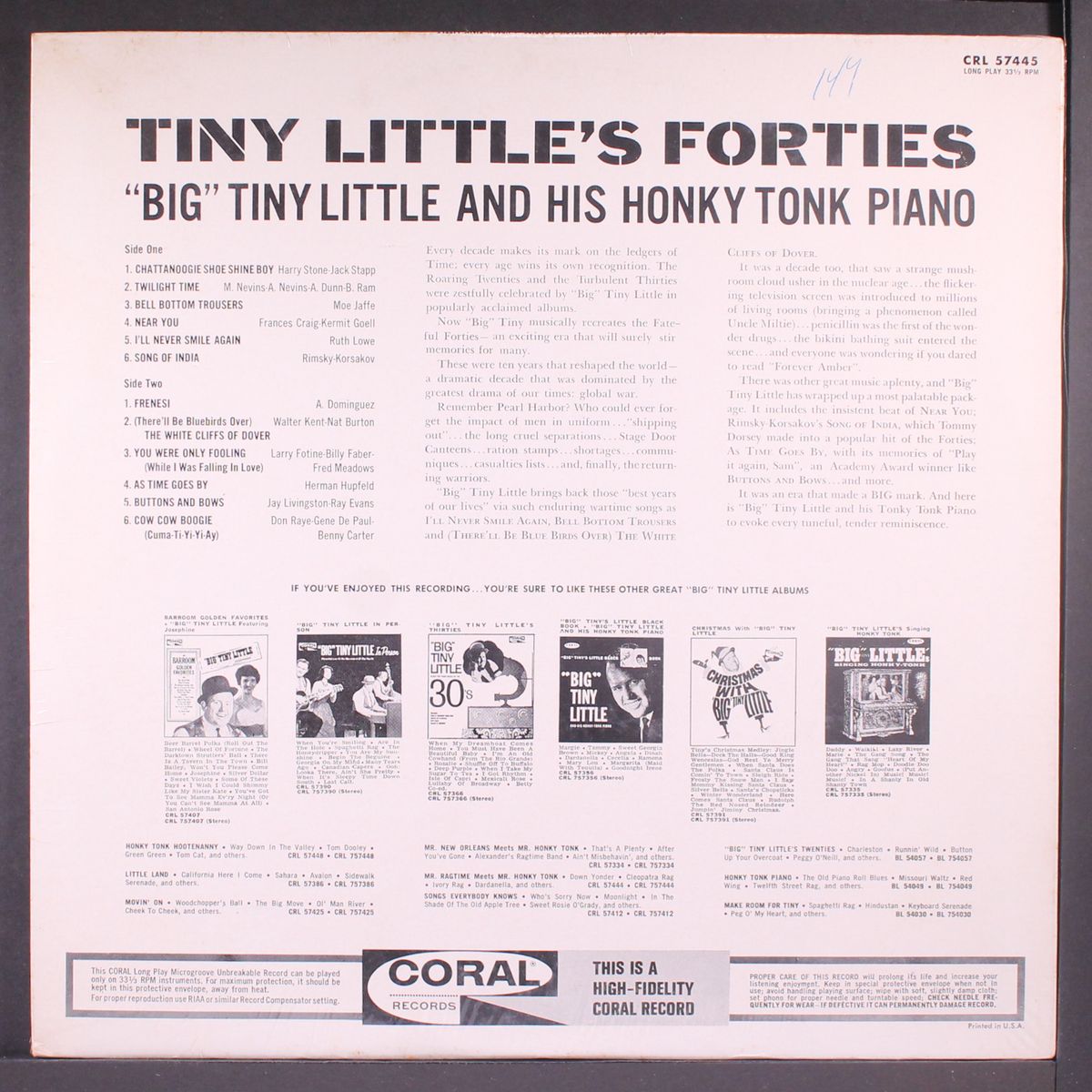 tiny little's forties by BIG TINY LITTLE