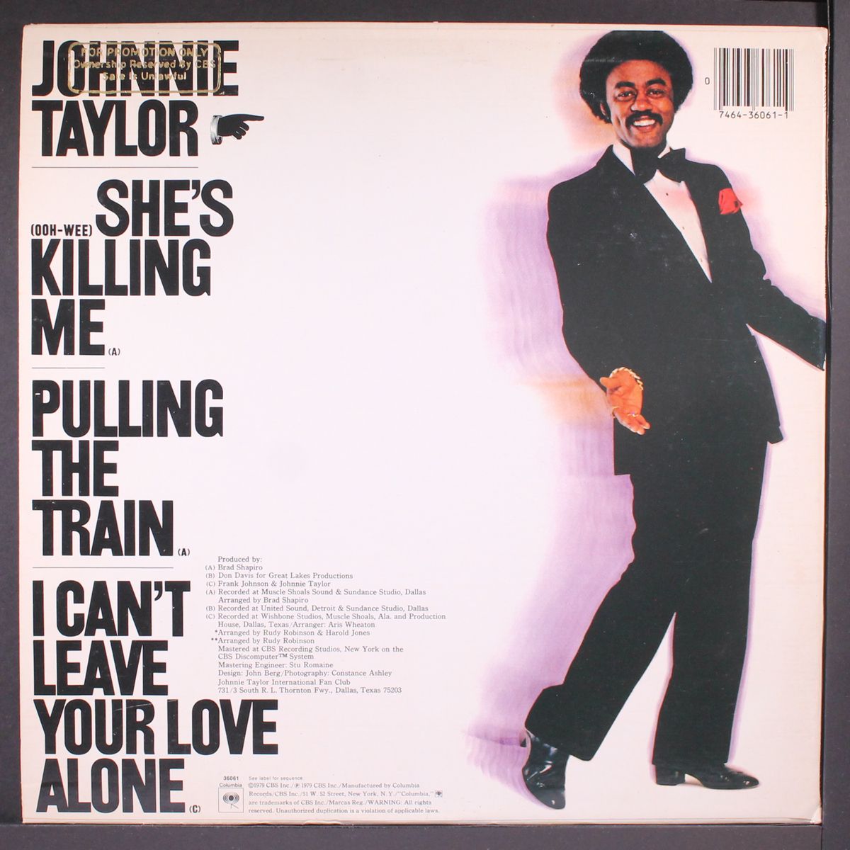 she's killing me by JOHNNIE TAYLOR