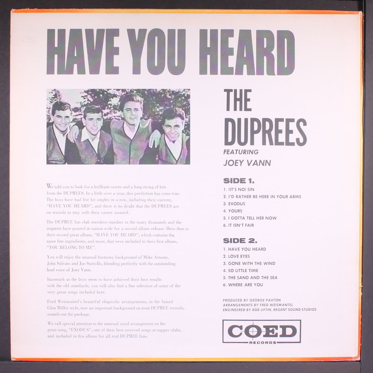 have you heard by DUPREES
