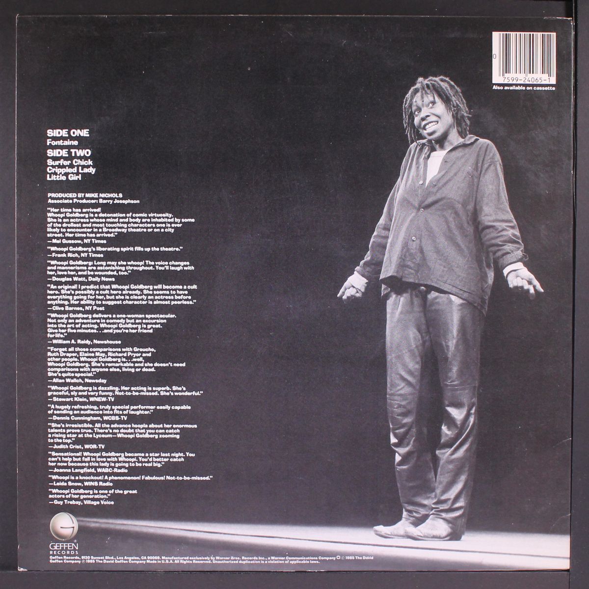 original broadway show recording by WHOOPI GOLDBERG
