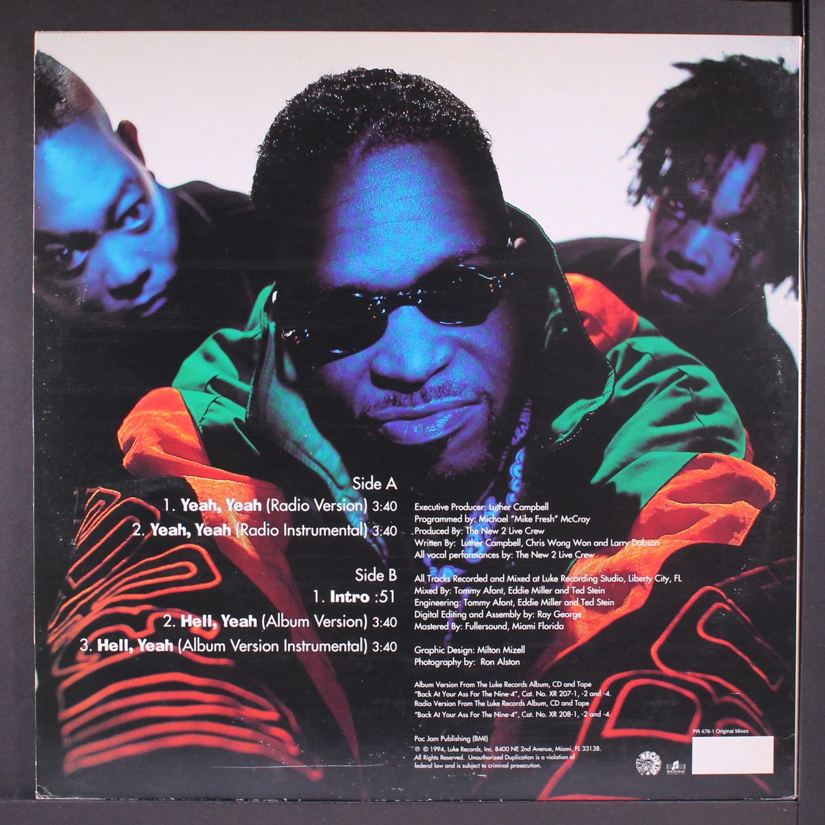 yeah, yeah / hell, yeah by 2 LIVE CREW, THE NEW