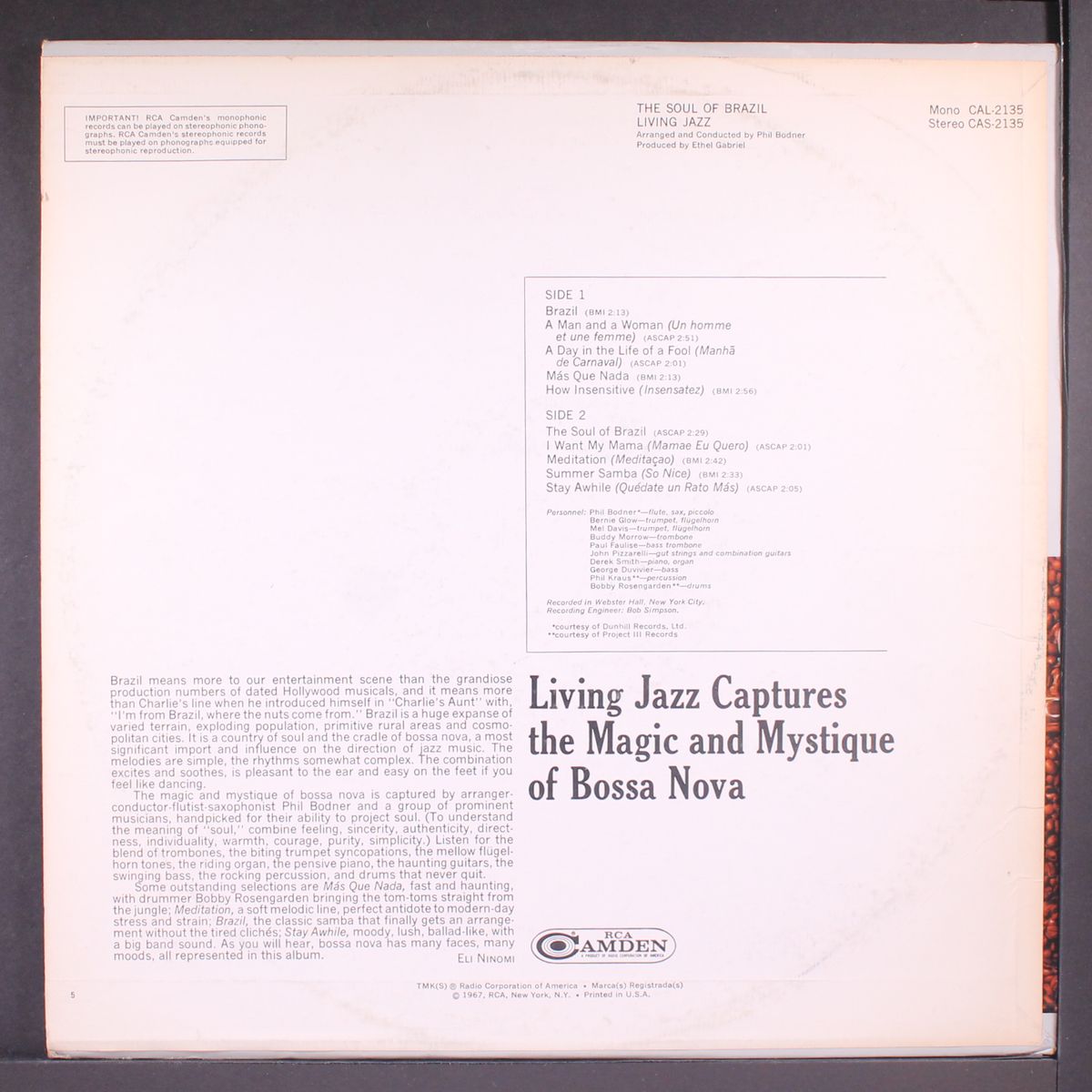 the soul of brazil by LIVING JAZZ