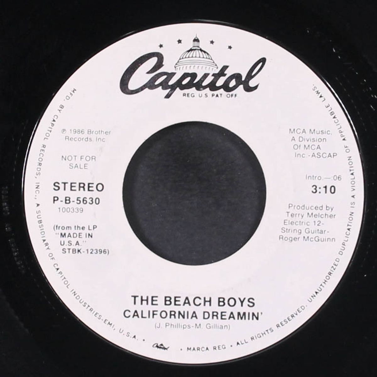 california dreaming by BEACH BOYS