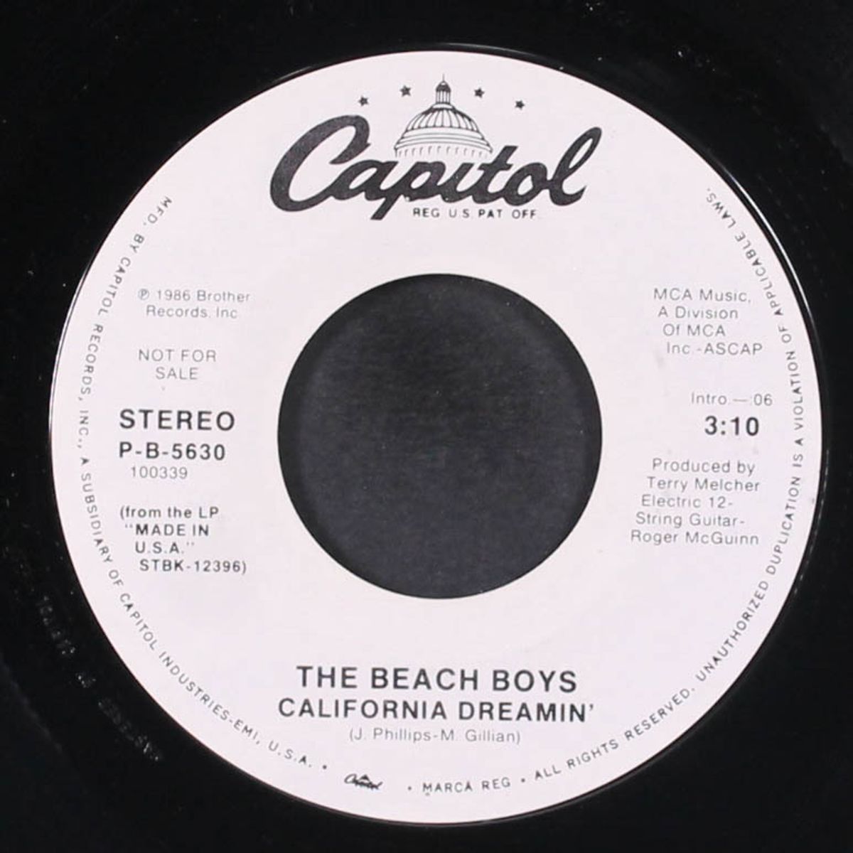 california dreaming by BEACH BOYS