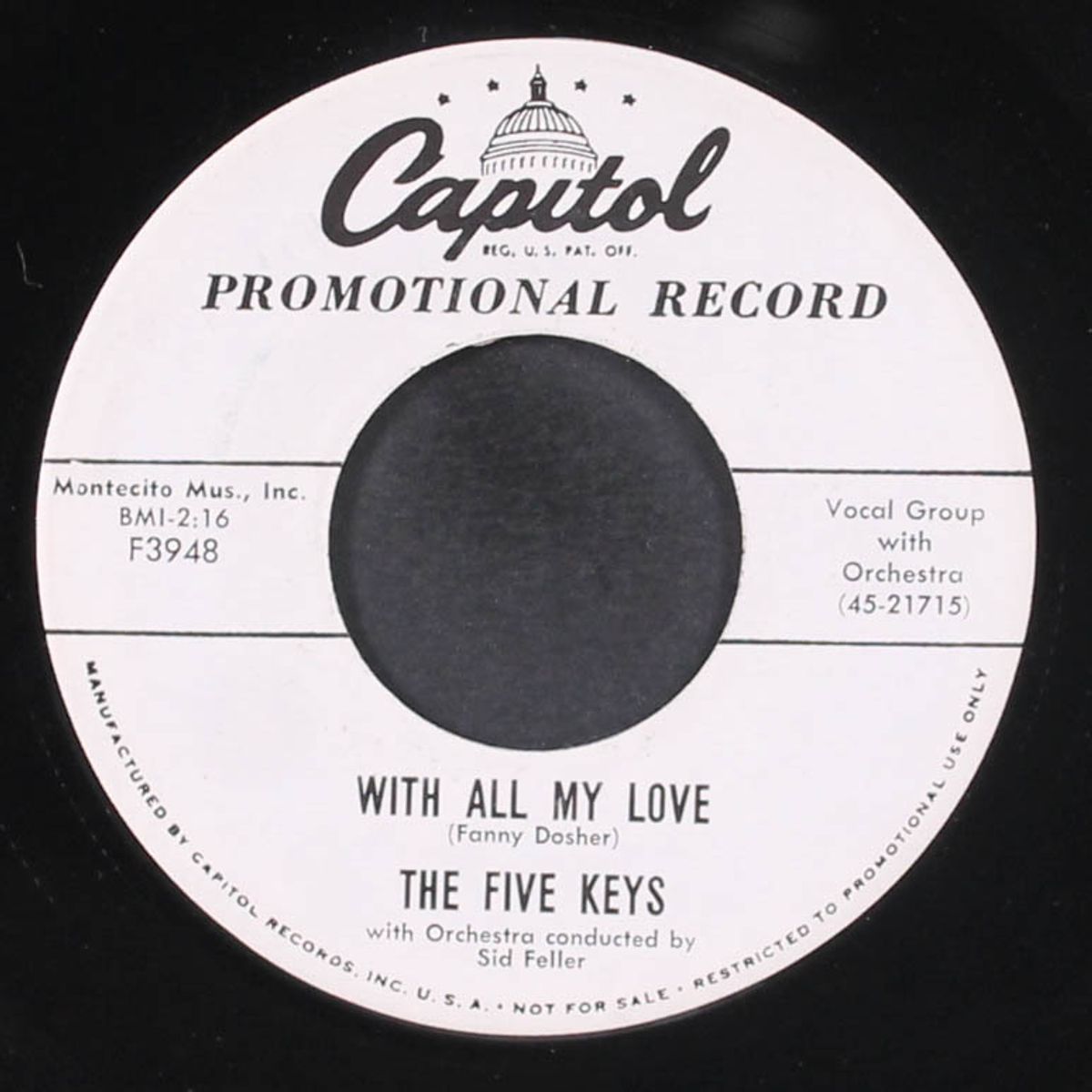 with all my love / you're for me by FIVE KEYS