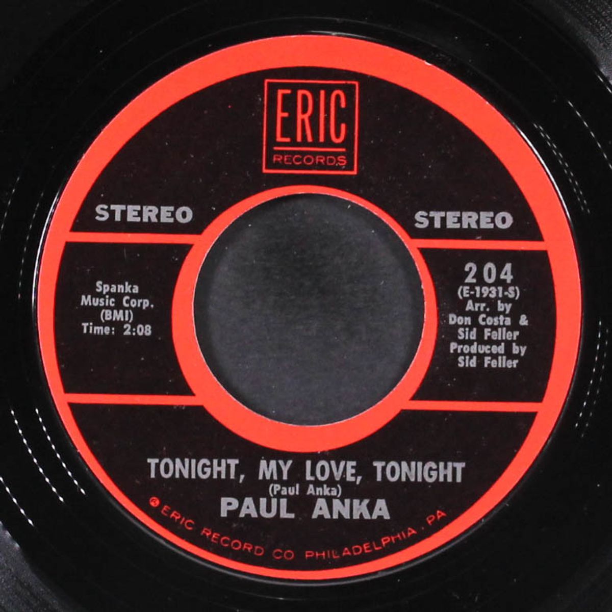 dance on little girl / tonight, my love, tonight by PAUL ANKA