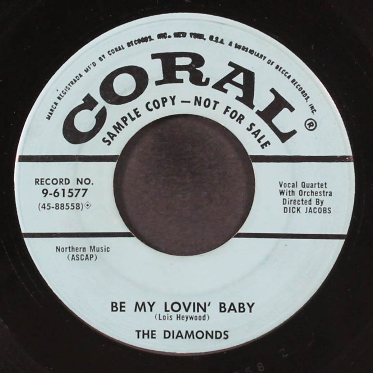 be my lovin' baby / smooch me by DIAMONDS