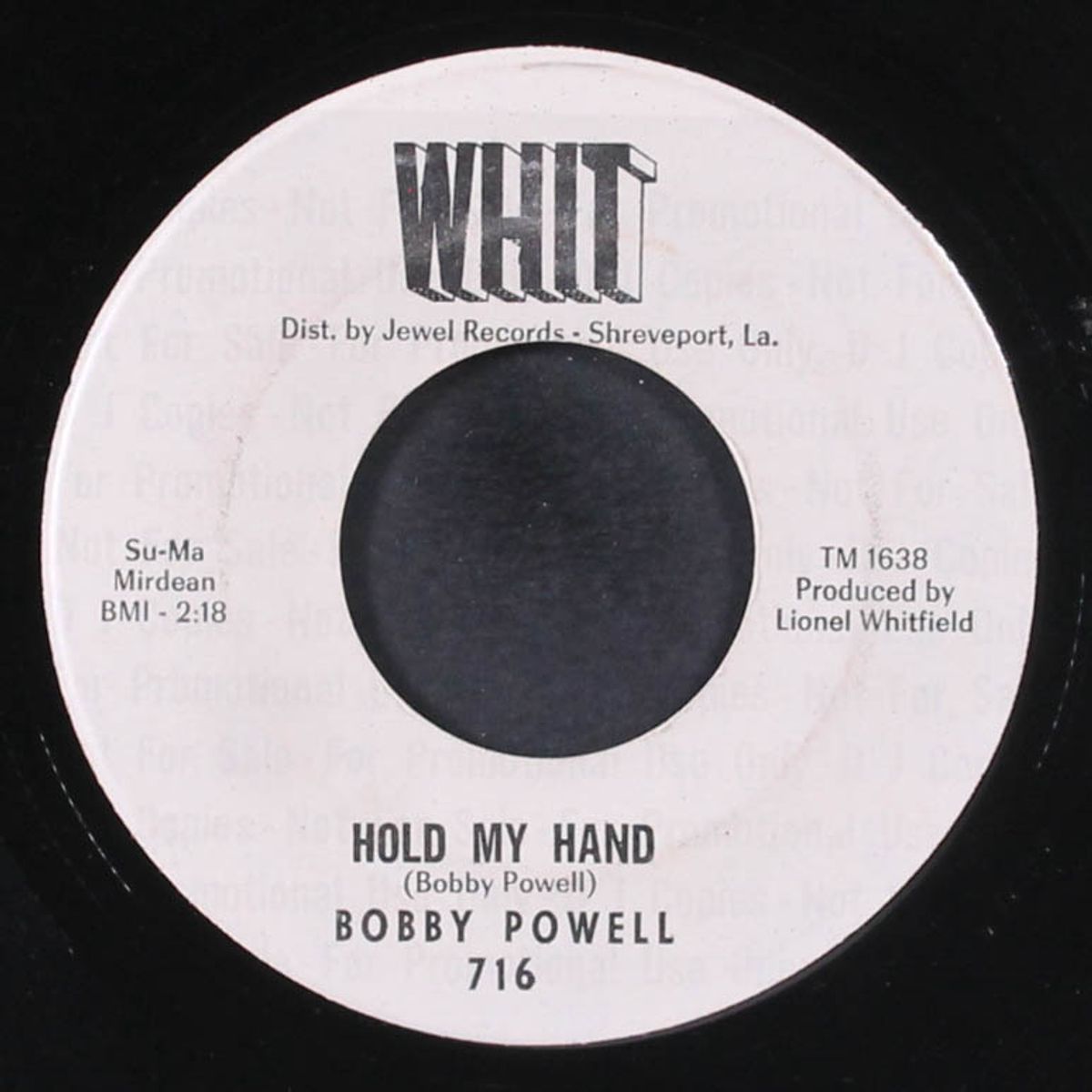 i'm gonna leave you / hold my hand by BOBBY POWELL