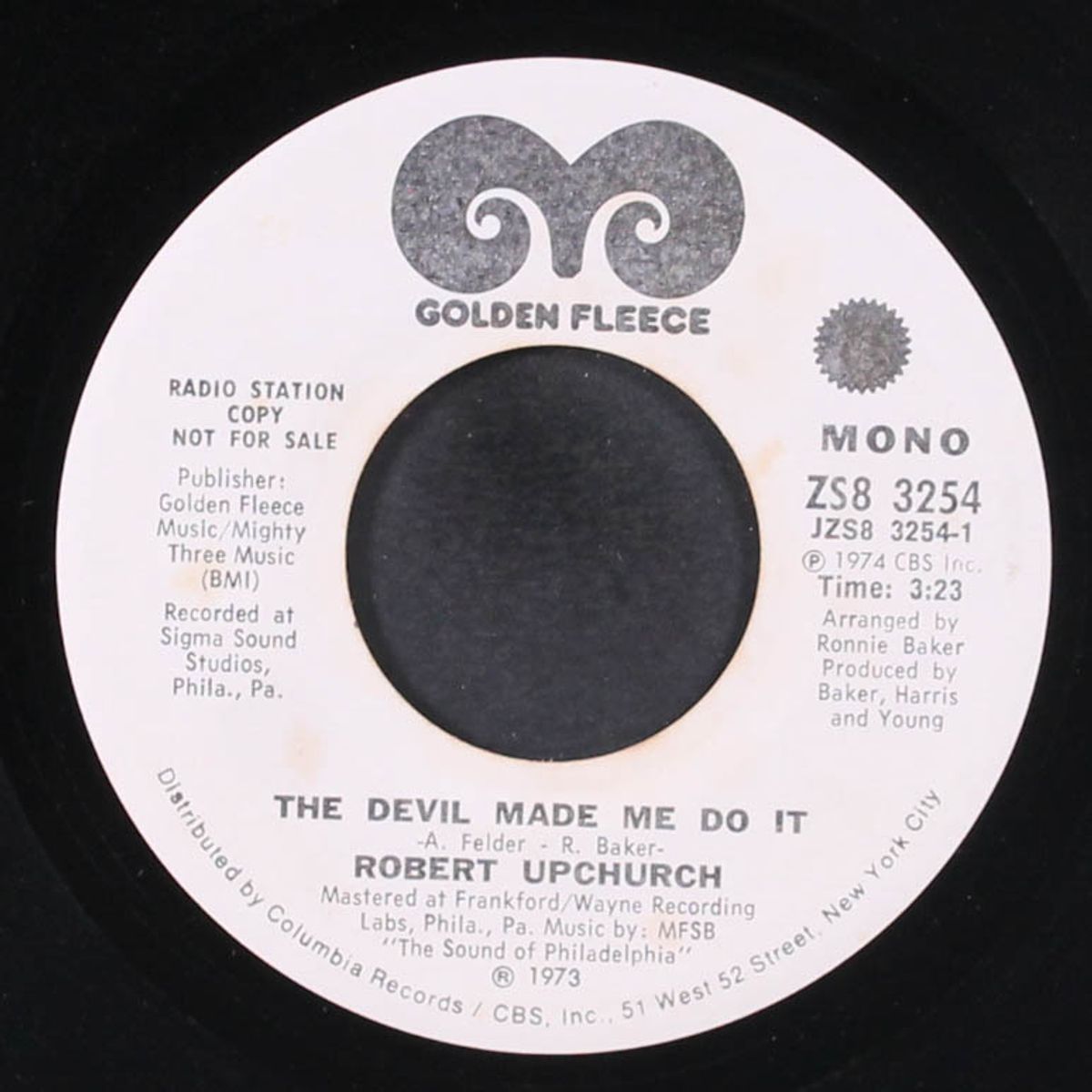 the devil made me do it / mono by ROBERT UPCHURCH