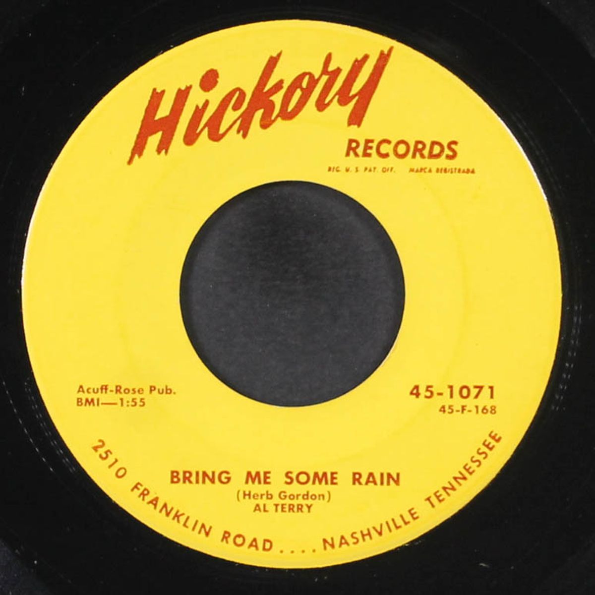 bring me some rain / coconut girl by AL TERRY