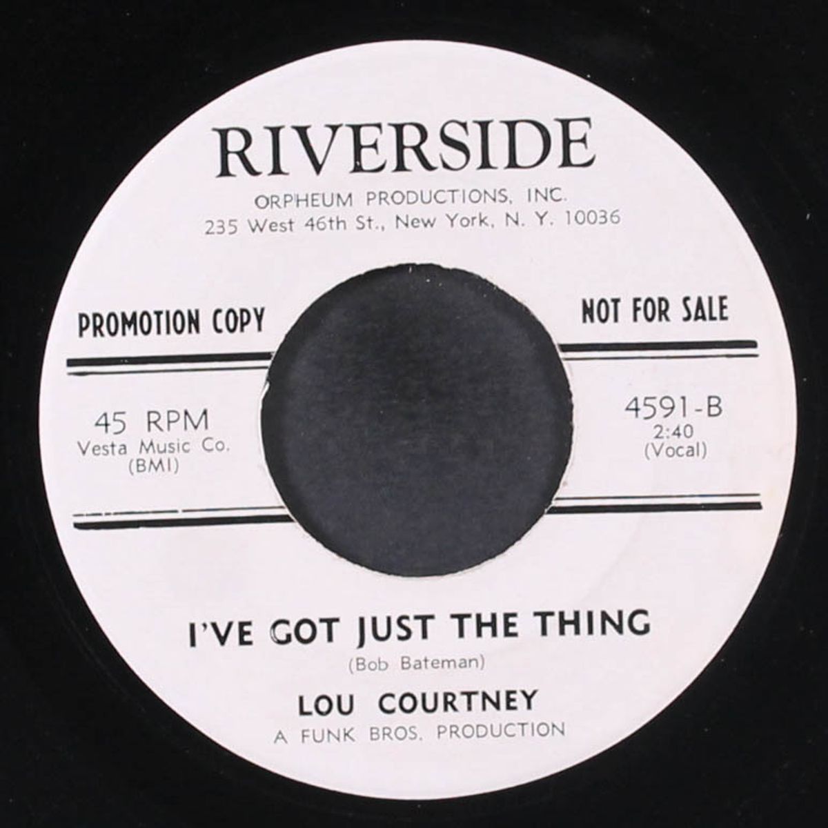 you ain't ready / i've got just the thing by LOU COURTNEY