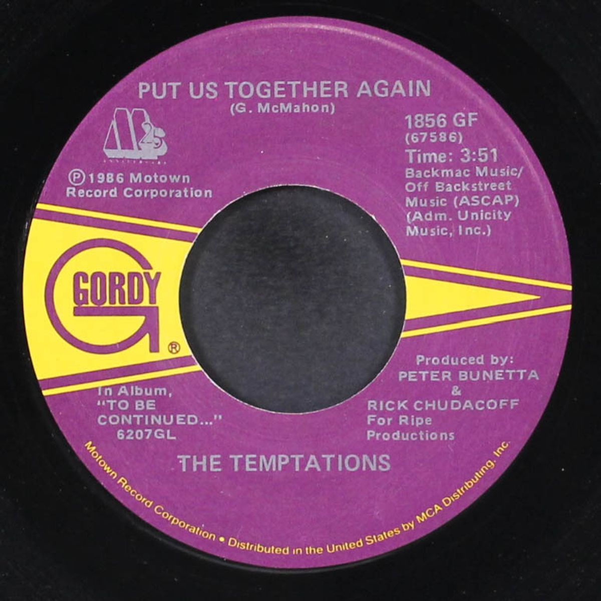 lady soul / put us together again by TEMPTATIONS