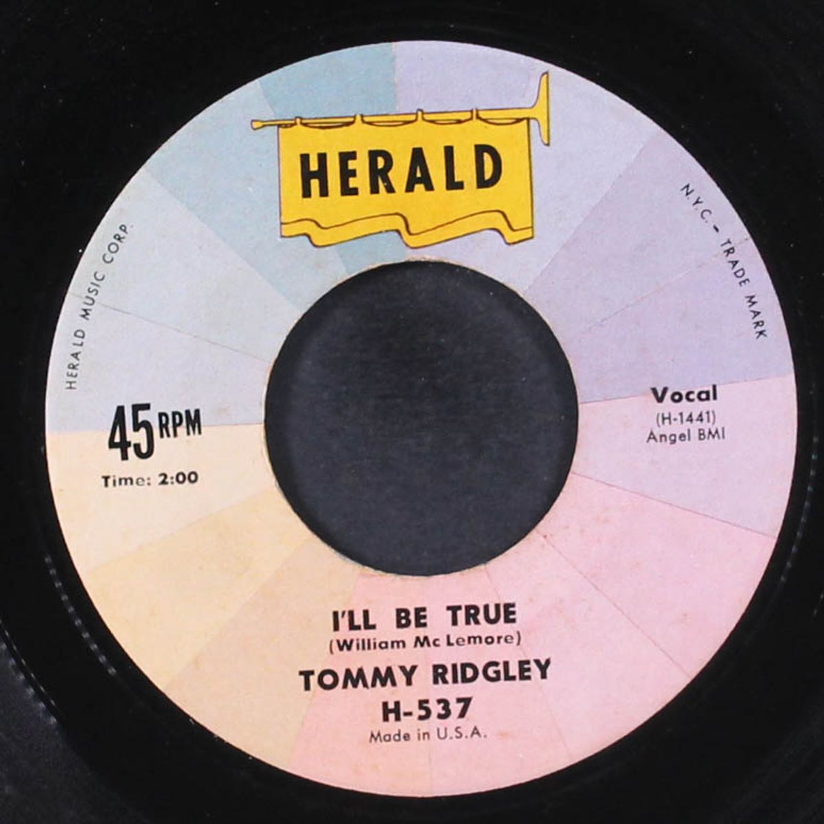 i'll be true / the girl across the street by TOMMY RIDGLEY