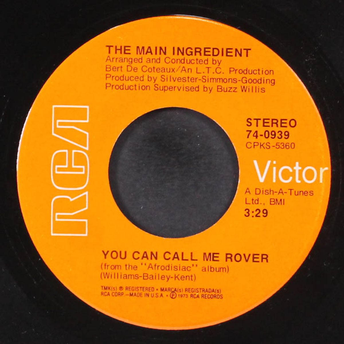 you can call me rover / i'm better off without you by MAIN INGREDIENT
