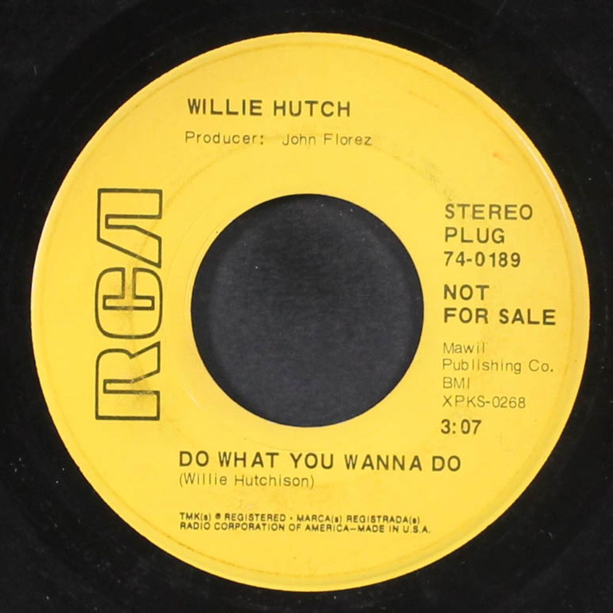 ain't gonna stop / do what you wanna do by WILLIE HUTCH
