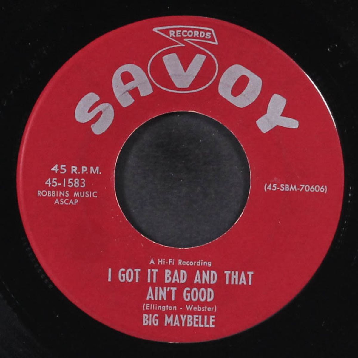 i got it bad and that ain't good / until the real thing comes along by BIG MAYBELLE