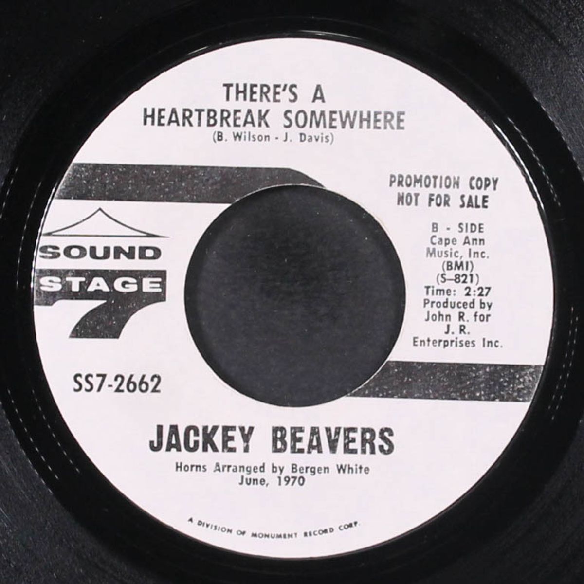 there's a heartbreak somewhere by JACKEY BEAVERS