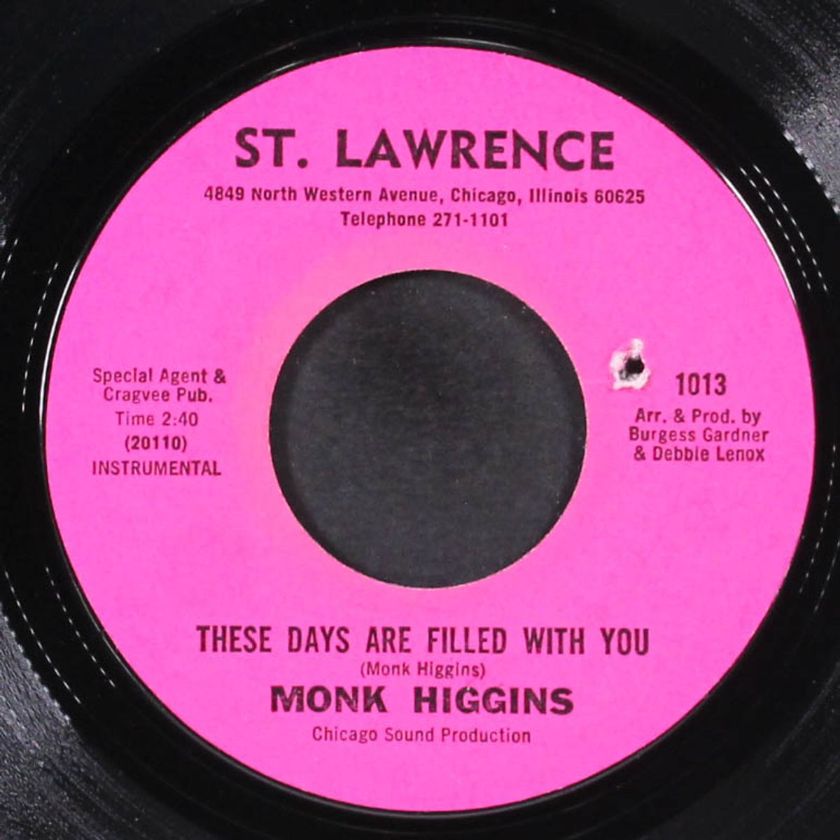 who-dun-it? / these days are filled with you by MONK HIGGINS