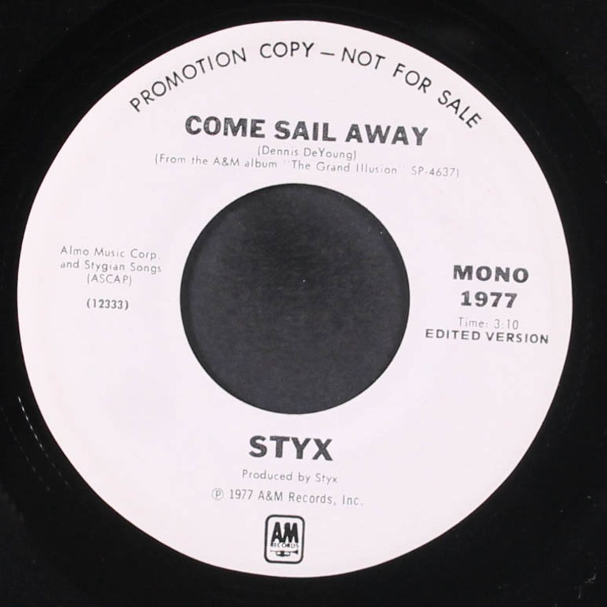 come sail away / mono by STYX