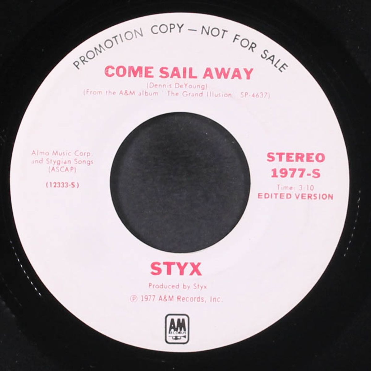 come sail away / mono by STYX