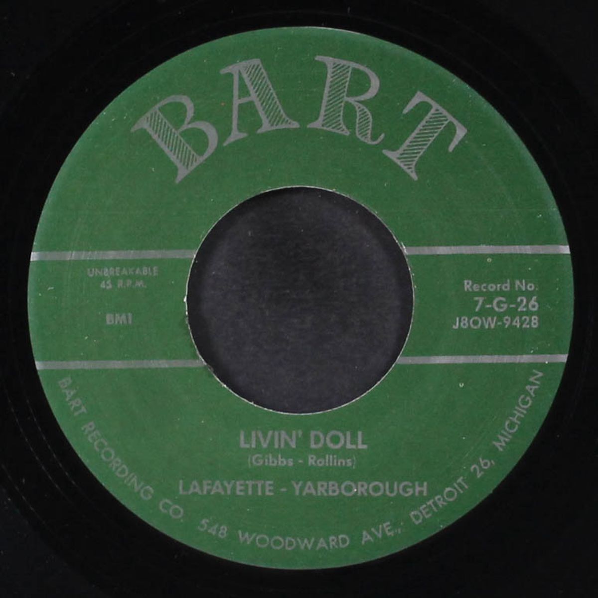 cool cool baby / livin' doll by LAFAYETTE-YARBOROUGH