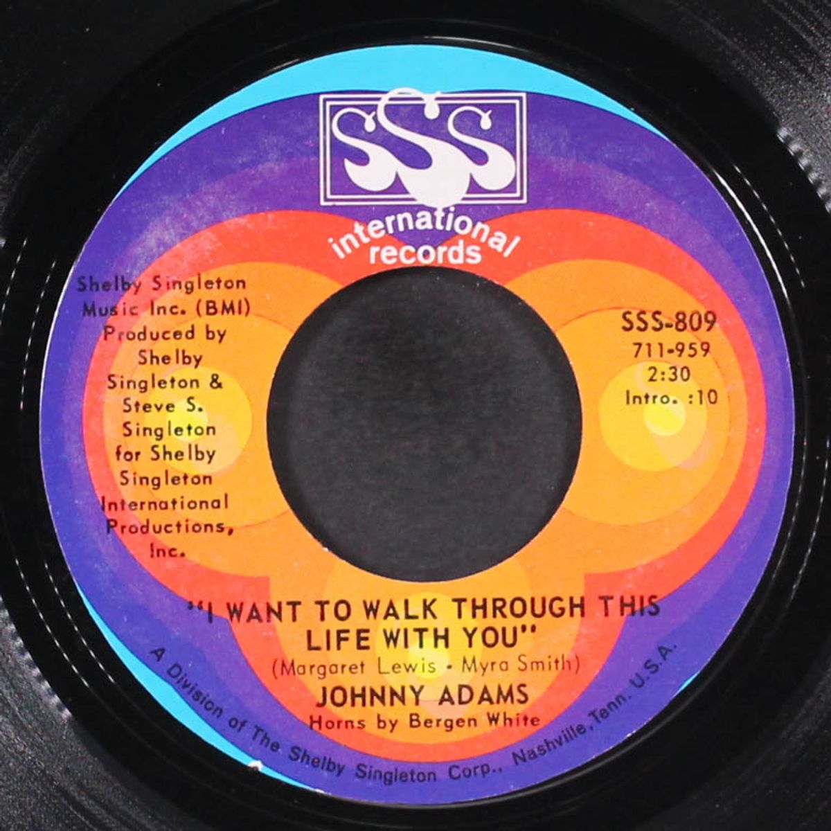 i won't cry / i want to walk through this life with you by JOHNNY ADAMS
