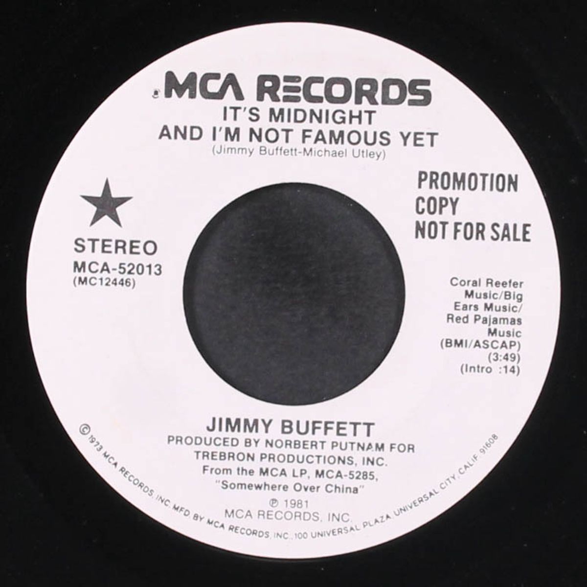 it's midnight and i'm not famous yet / same by JIMMY BUFFETT