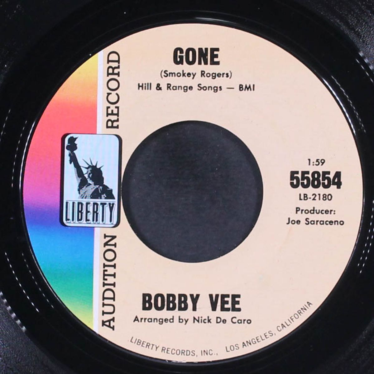 a girl i used to know / gone by BOBBY VEE
