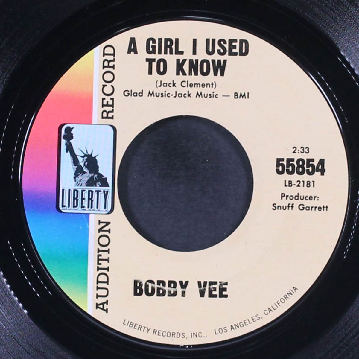 a girl i used to know / gone by BOBBY VEE