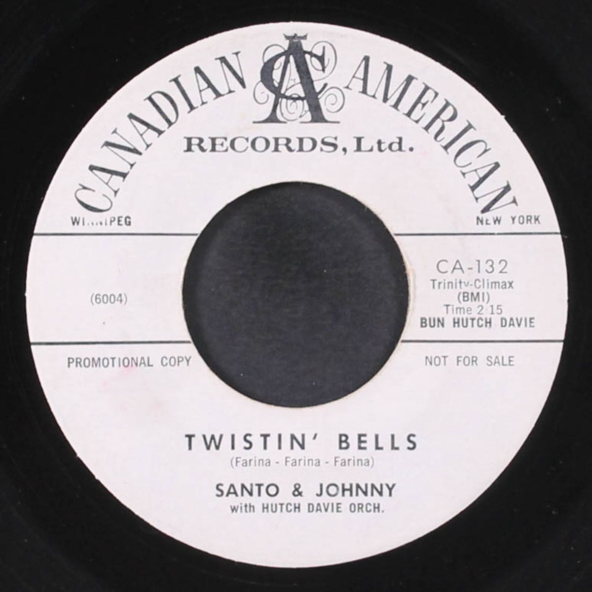 christmas day / twistin' bells by LINDA SCOTT / SANTO & JOHNNY