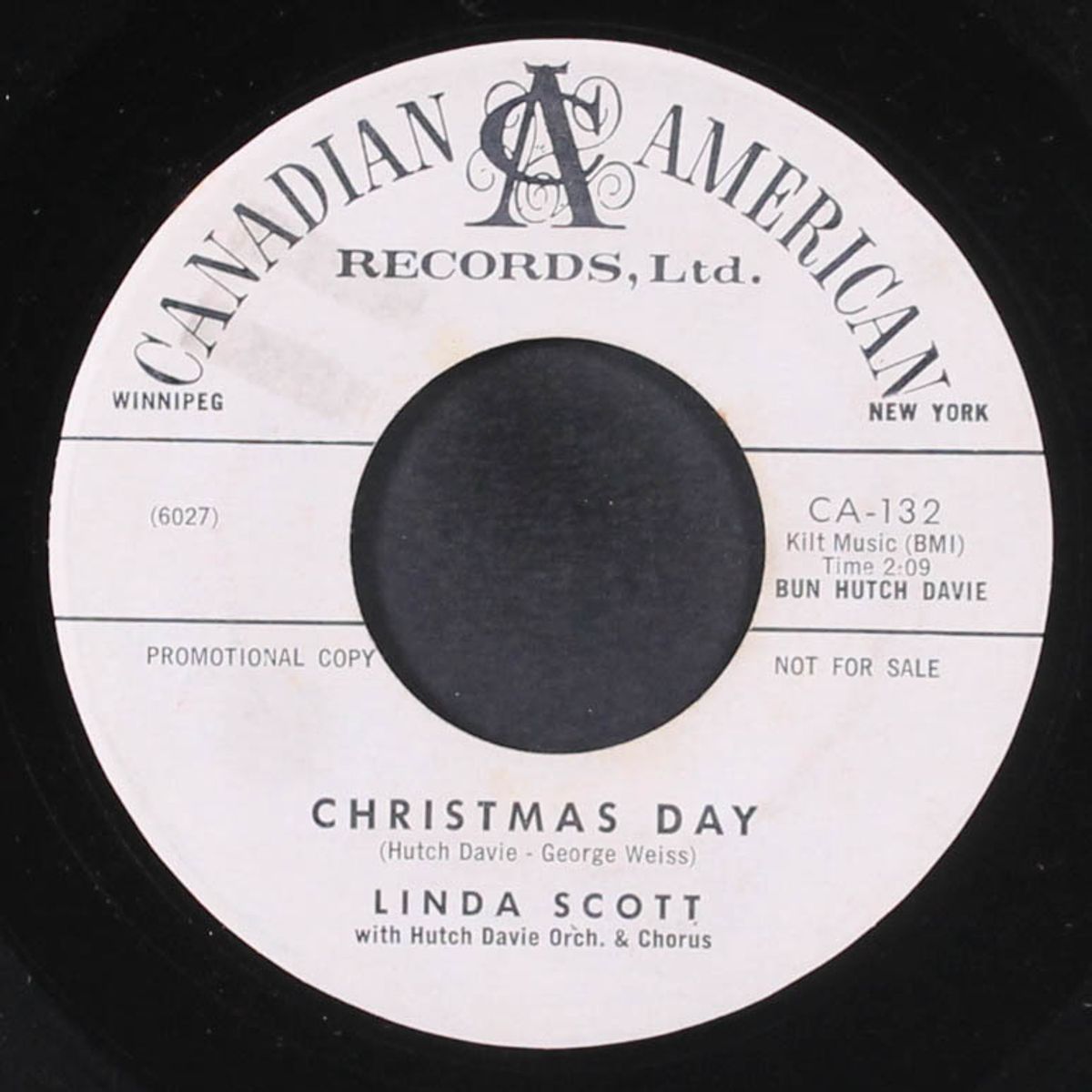 christmas day / twistin' bells by LINDA SCOTT / SANTO & JOHNNY
