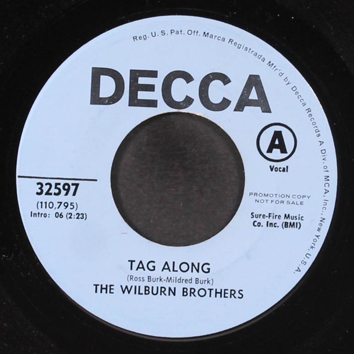 gift of the blues / tag along by WILBURN BROTHERS