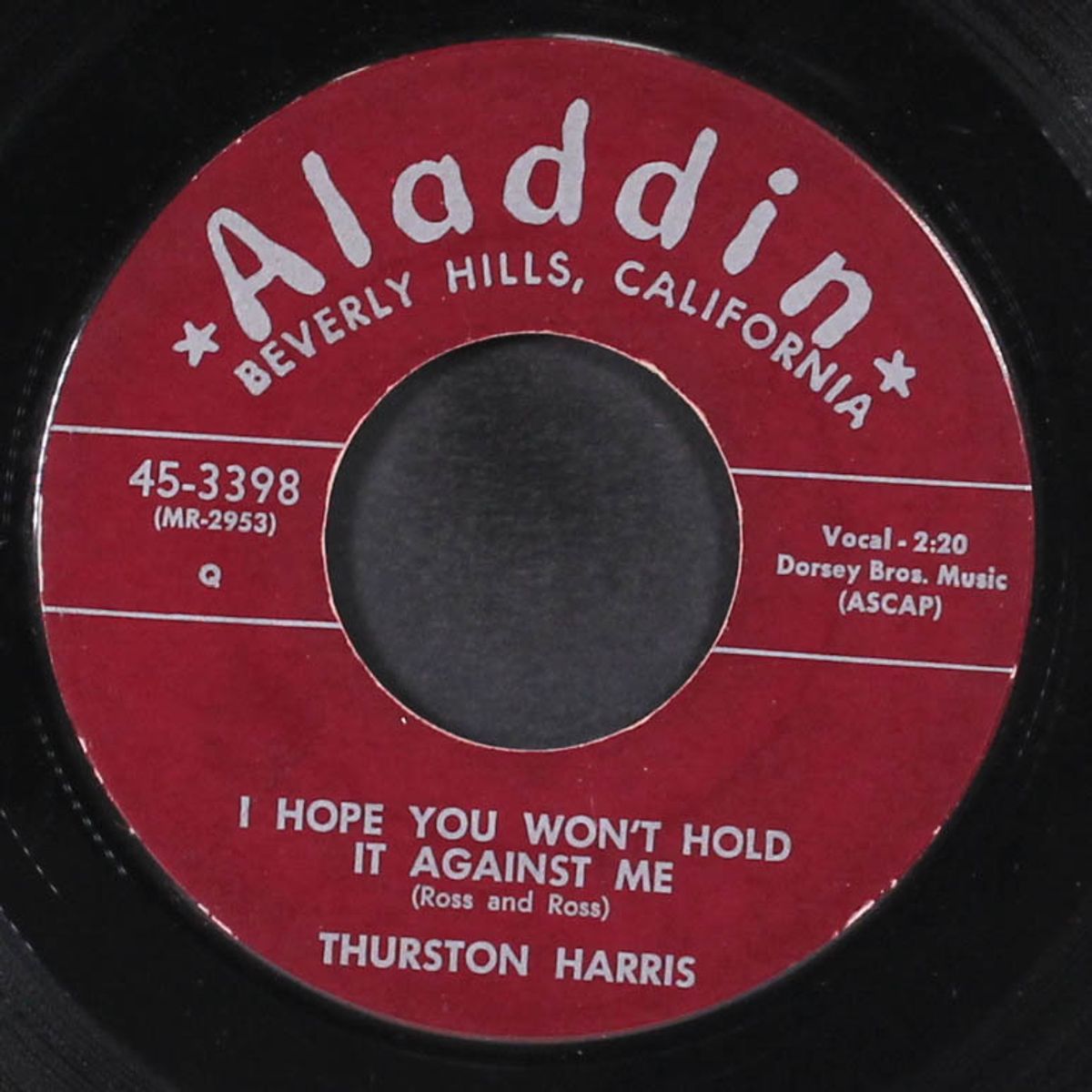 little bitty pretty one / i hope you won't hold it against me by THURSTON HARRIS