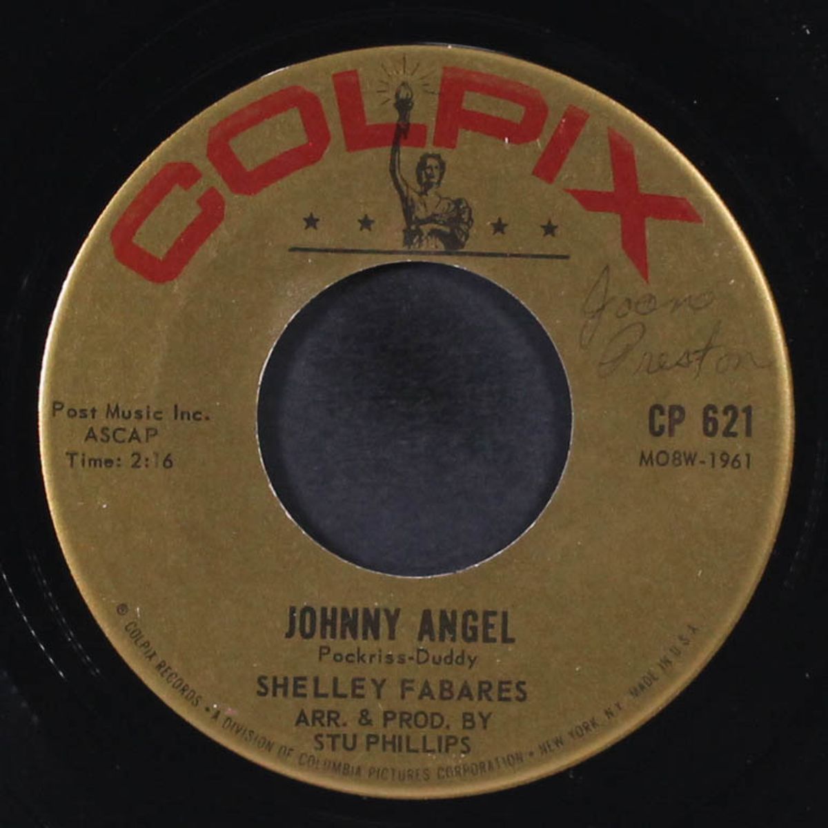 johnny angel / where's it gonna get me? by SHELLEY FABARES