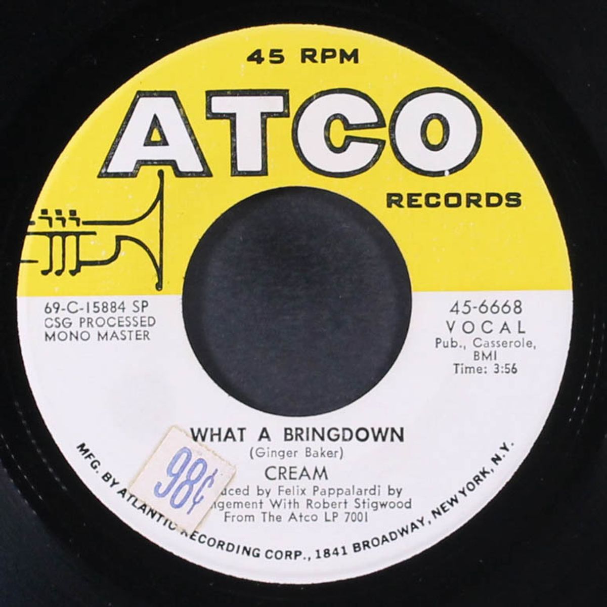 badge / what a bringdown by CREAM