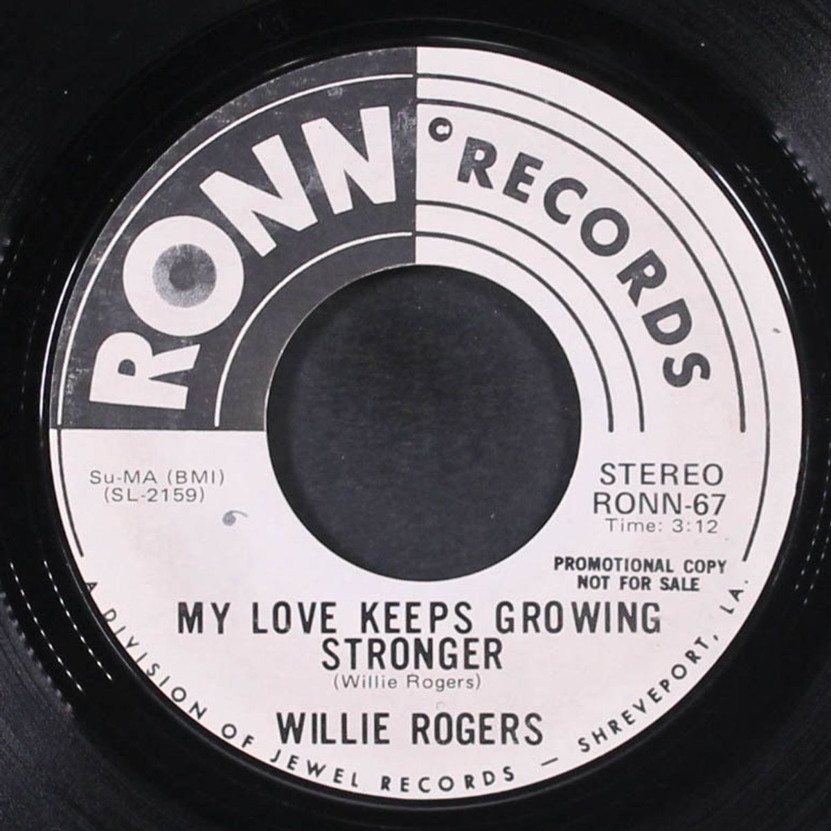 my love keeps growing stronger / i want to thank you (for loving me) by WILLIE ROGERS
