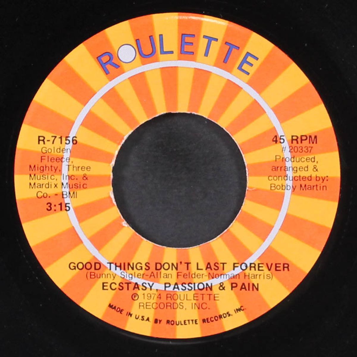 good things don't last forever / born to lose you by ECSTASY, PASSION & PAIN