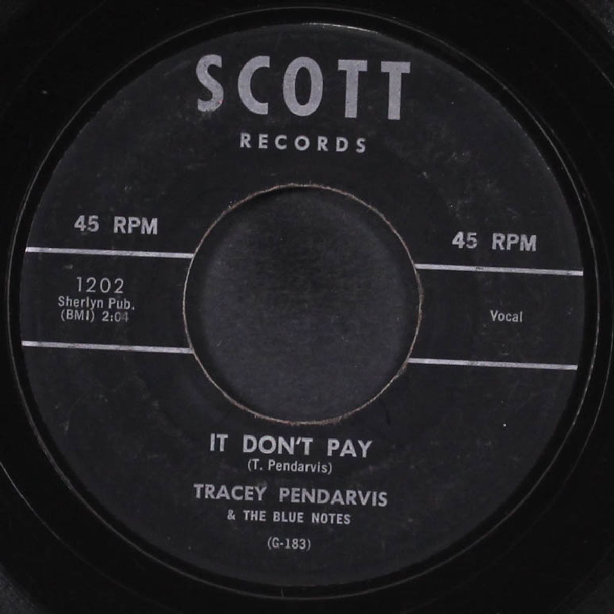 one of these days / it don't pay by TRACEY PENDARVIS